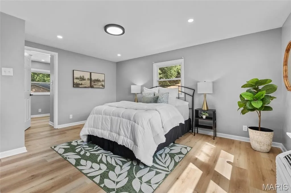 Light-filled primary suite